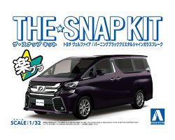 TOYOTA -  VELLFIRE(BURNING BLACK CRYSTAL SHINE GLASS FLAKE) 1/32